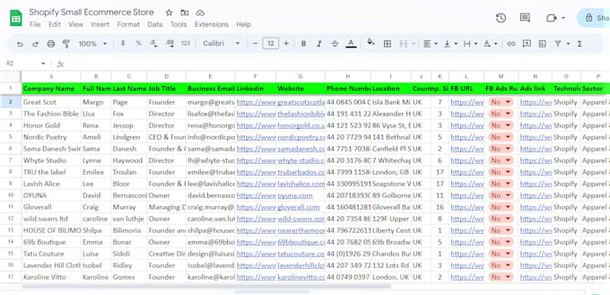 do b2b ecommerce leads, ecommerce store owner leads