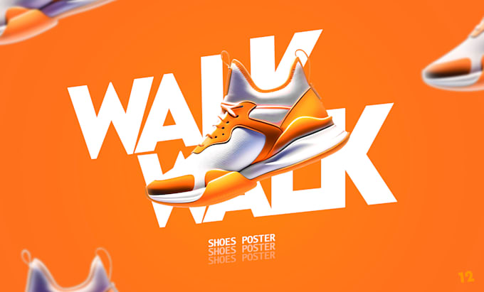 create amazing shoes poster for social media