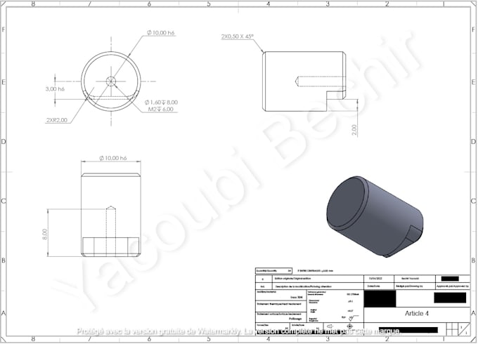 do 3d drawings and blueprints