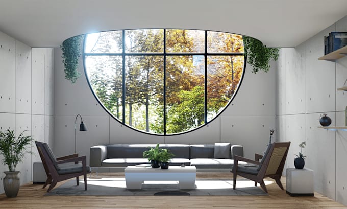 do amazing photorealistic interior design
