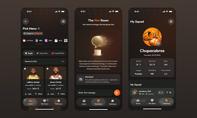 design a UX UI for mobile application android, IOS in figma