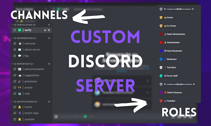 create a brand new discord server for your community