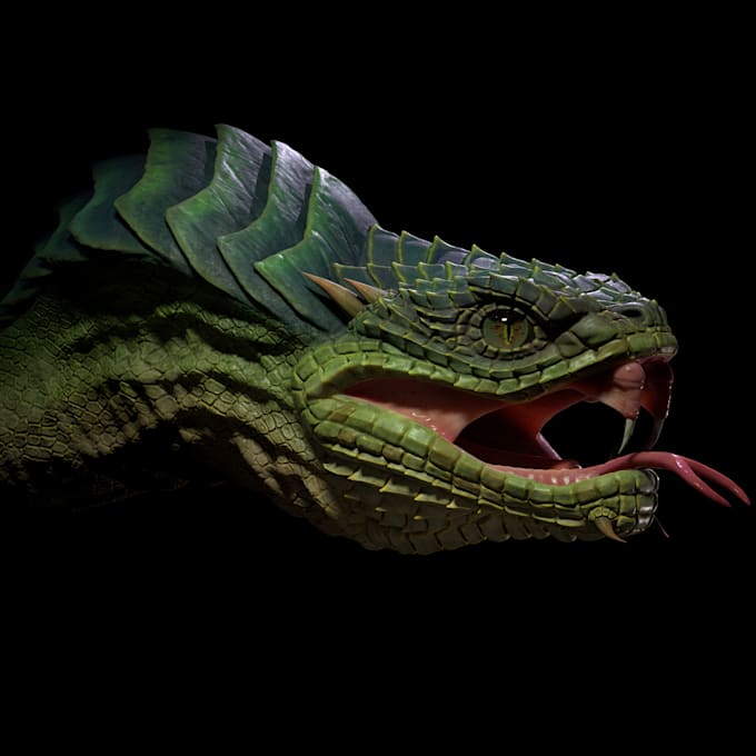 do a 3d character model