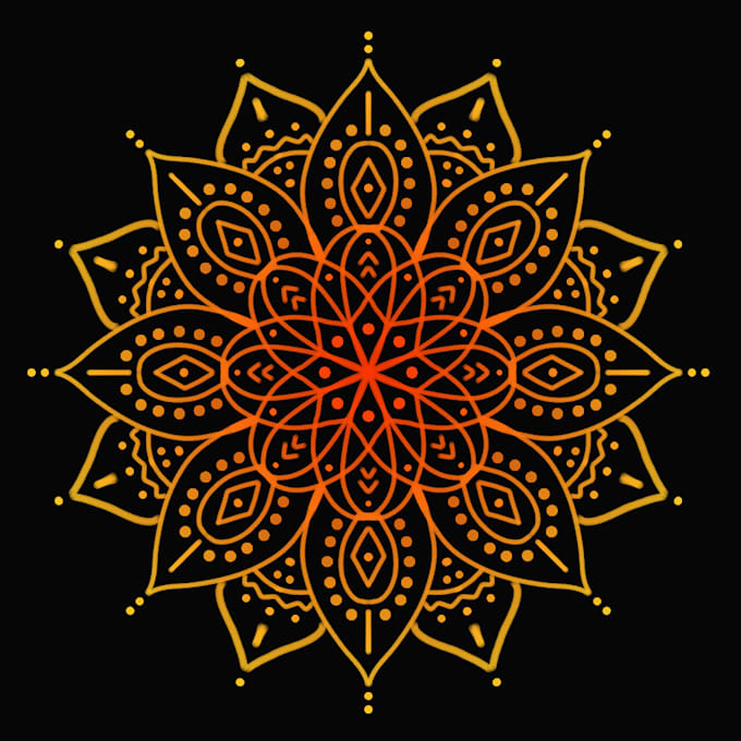 create unique high resolution mandala designs