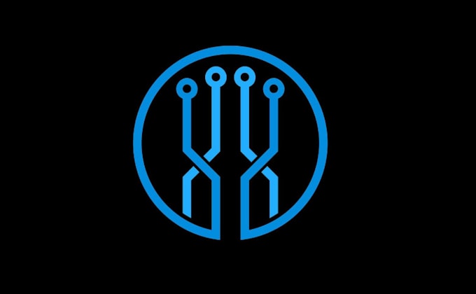 do professional crypto tech software and technology logo