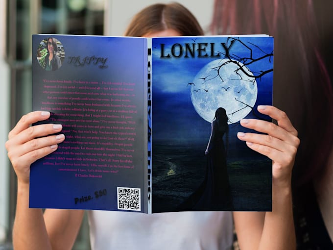 create a unique book cover design and ebook design for kdp