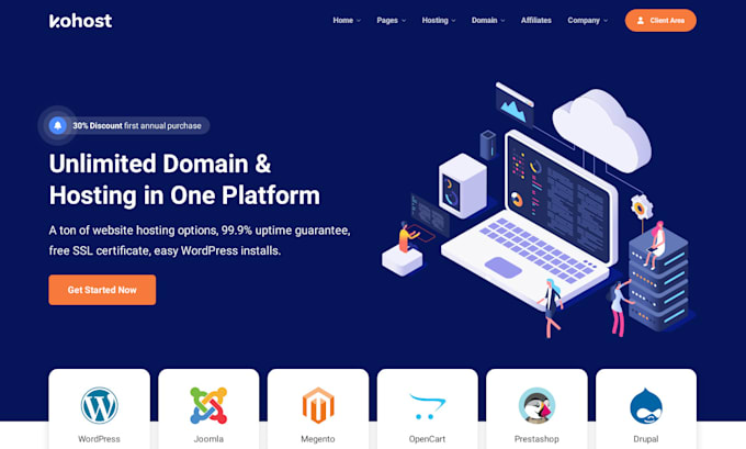 create hosting business with full automation cpanel whmcs