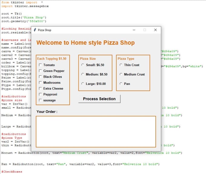 Do your project or tasks with python, gui in tkinter by Scaby7 | Fiverr