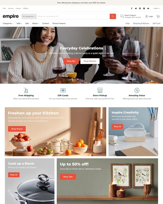 fix, customize, and set up shopify dropshipping store