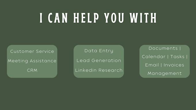 be your virtual assistant for administrative tasks