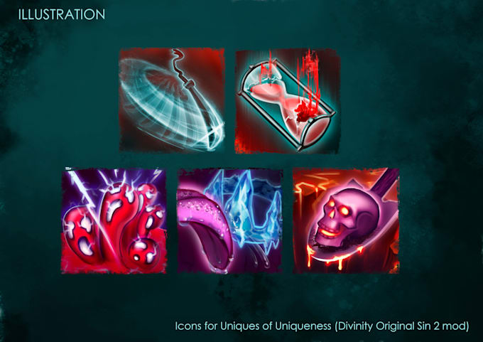 paint fantasy ability icons