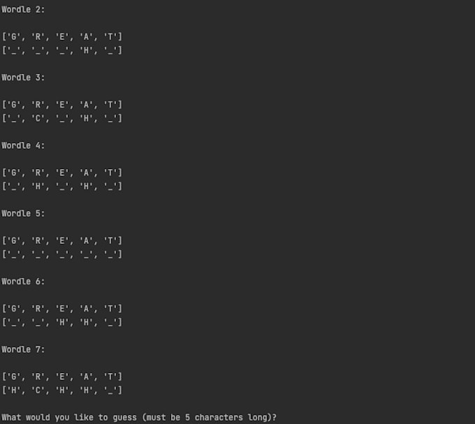 Create a basic terminal game in python by Flomols | Fiverr