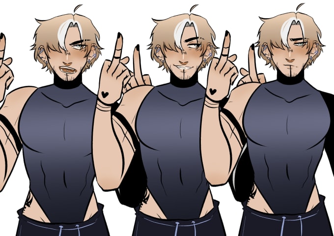 draw png tuber expressions