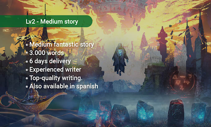 write the backstory and lore of your rpg, card or tabletop game