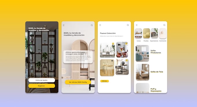 Do mobile app ui design or prototype in figma by Andreaechenique | Fiverr