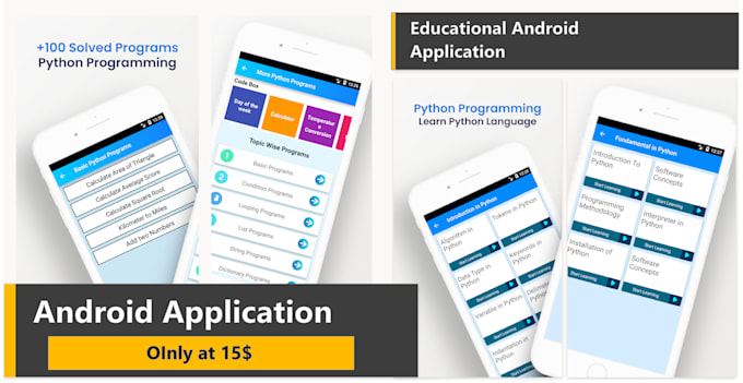 develop an educational app in 2 days