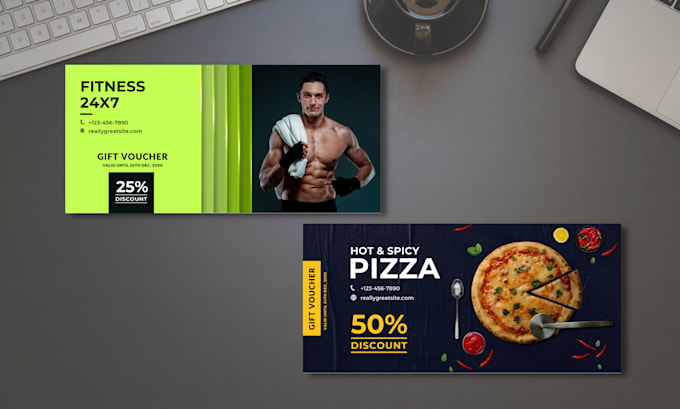 design voucher, coupon, loyalty card, gift card, certificate