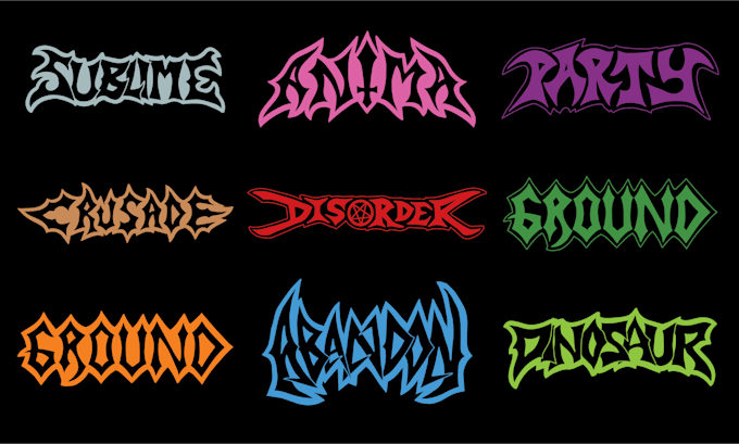design custom lettering font logo for you