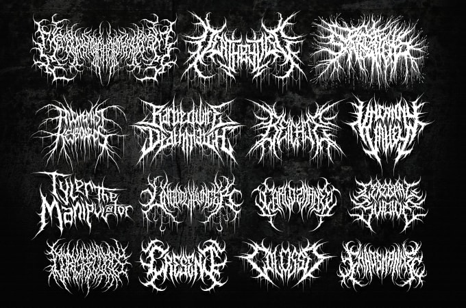 Design a death metal, slamming and brutal logo for you by Tebeac | Fiverr