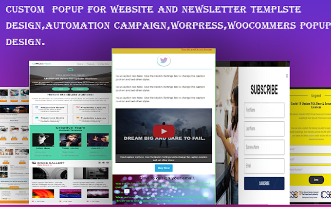 set up mailchimp wordpress integration, email automation, newsletter, popup