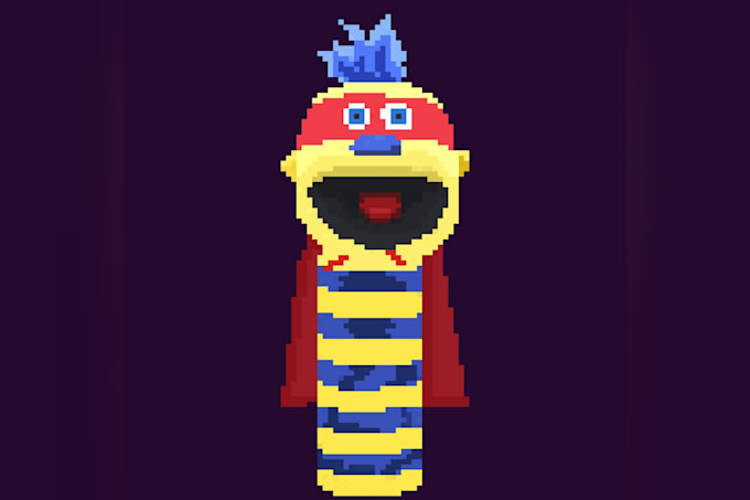 Create your unique puppet pixel nft by Matheesha_2002 | Fiverr