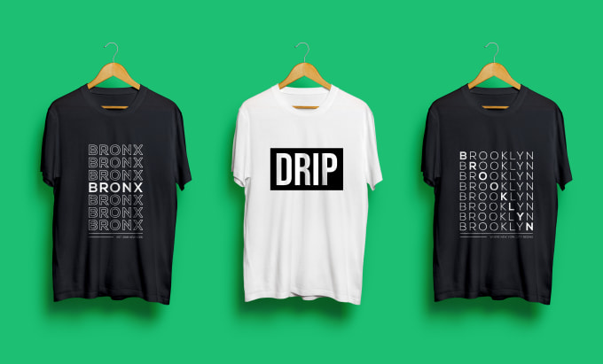Gestalten sie benutzerdefinierte und trendige minimalistische typografie t shirt designs