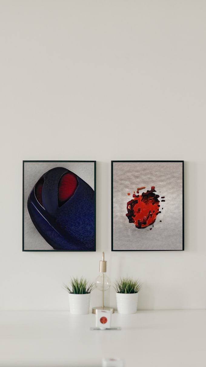 Create 10 unique printable abstract wall art designs for etsy by ...