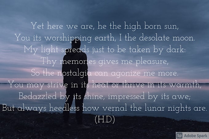do aesthetic poetry writing for you