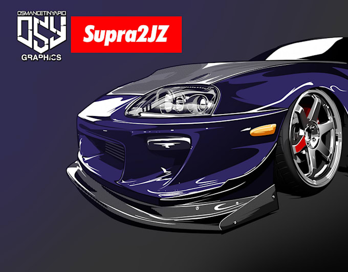 design car vector illustration for poster and t shirt