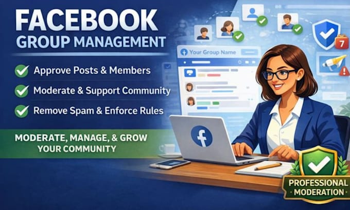 be your professional facebook community manager
