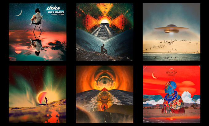 design a professional album cover