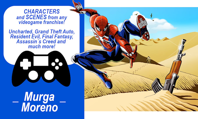 draw your favorite videogame character