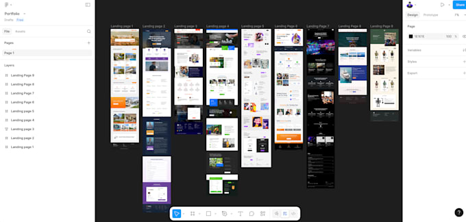 design a stunning figma website design, website ui ux, website mockup