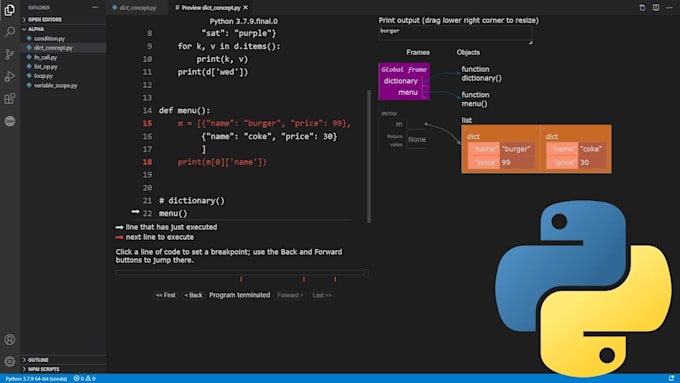 do python projects, scripts, bots, automate jobs