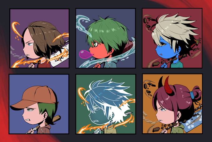 design high quality nft art and generate collection metadata in chibi art style