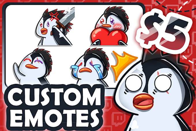 create custom twitch and discord emotes for streamers