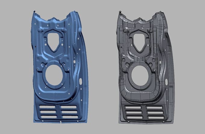do reverse engineering from scan data, stl, obj