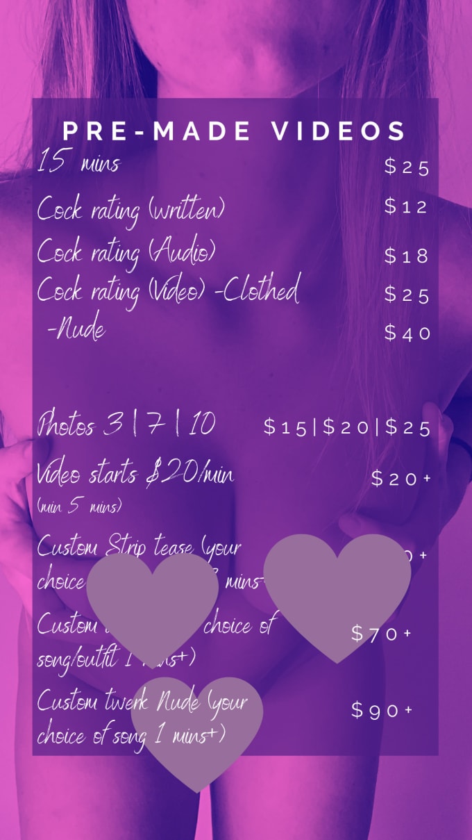 Create only fans tip menus by Biancajohnst822 Fiverr