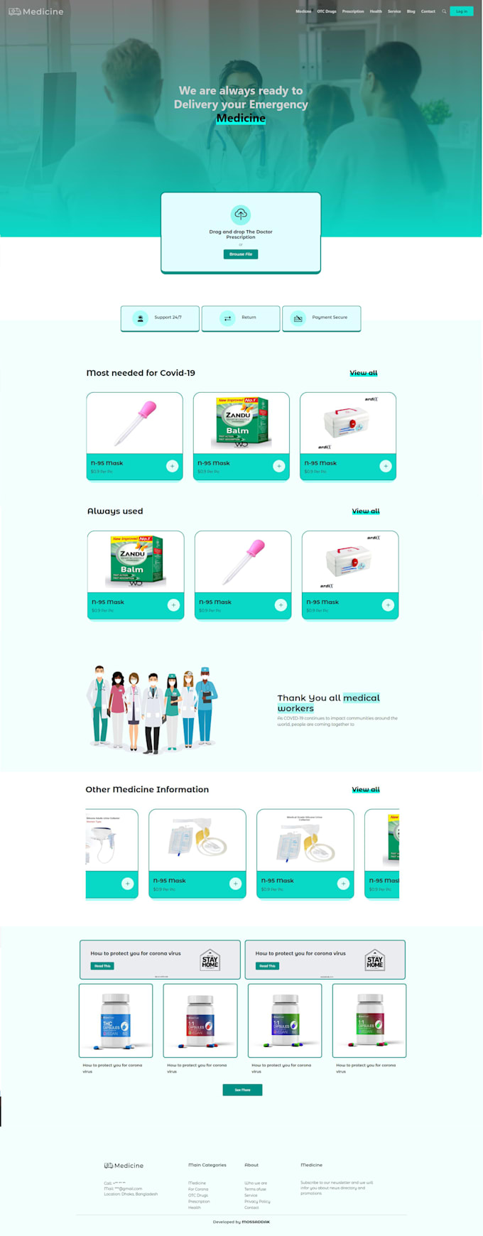 convert psd to html responsive front end website