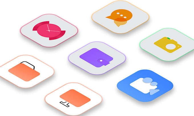 design modern and flat icons for your business