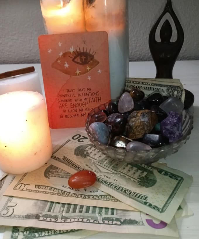 cast good luck abundance manifesting spell