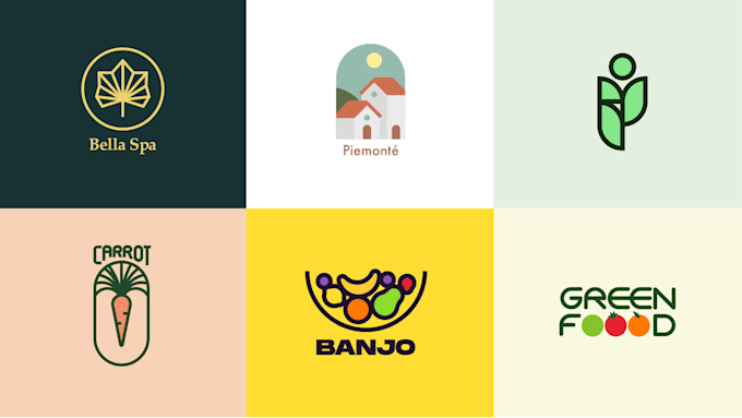 create a clean, minimalistic logo design