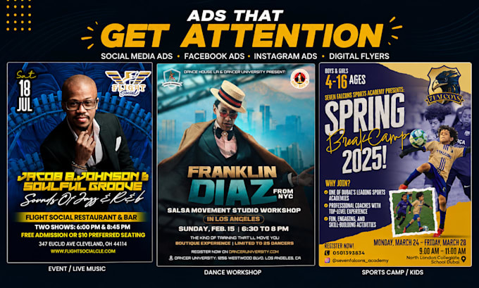 design high converting social media ads and digital flyers