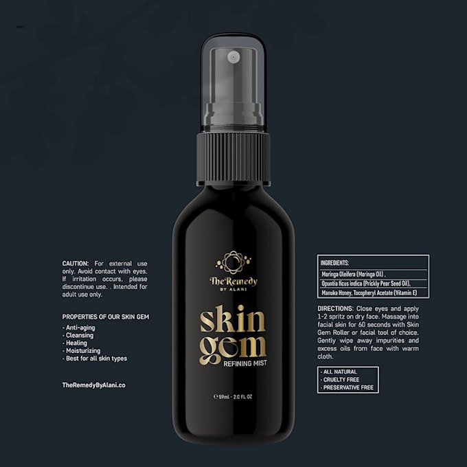 design for beauty skin care logo and product label design