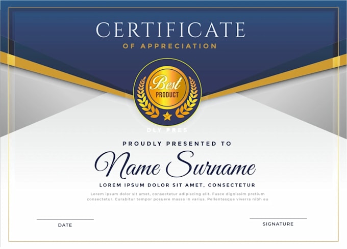 design ready to print certificates
