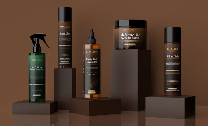 design 3d product mockup and rendering of your product