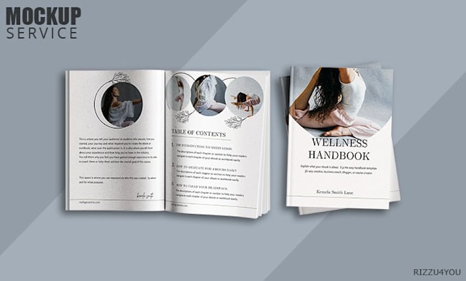 design PDF lead magnet ebook, workbook, and PDF design