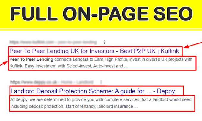 complete onpage seo service for your website