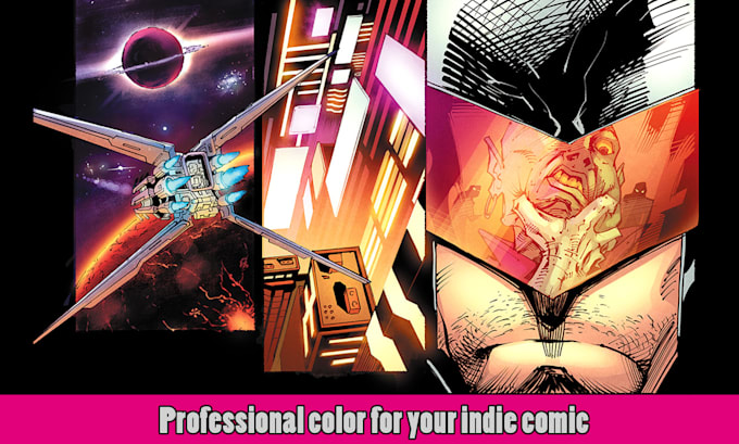 do professional color for your comicbook or illustration