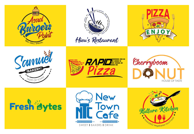 design amazing food, drink, restaurant , bar and night club logo